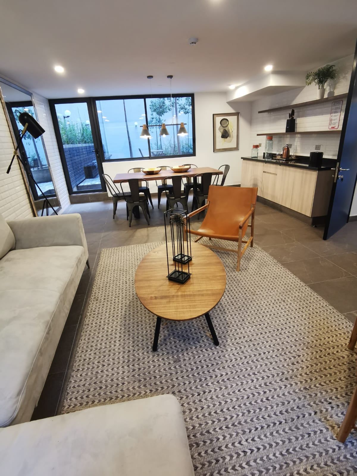 Sala de estar del quincho de Edificio Vergara