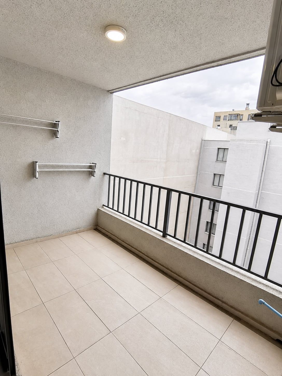 Terraza de un departamento en Edificio Vergara